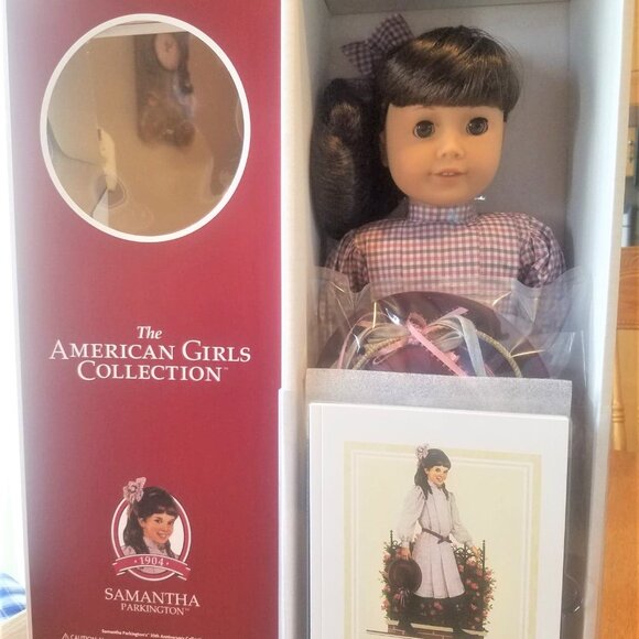 American Girl 18" Samantha 35th Special Edition Birthday Doll & Accessories NEW! - Picture 2 of 9